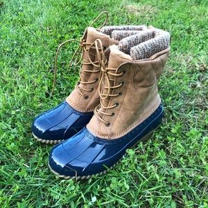 Tovah Sweater Cuff Duck Boot